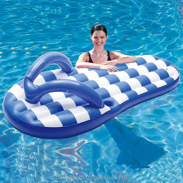Custom Pool Float Inflatable Slipper Water Bed Mattress For Sale - Buy ...