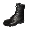 2017 new style full grain leather PU rubber sole military boots for men