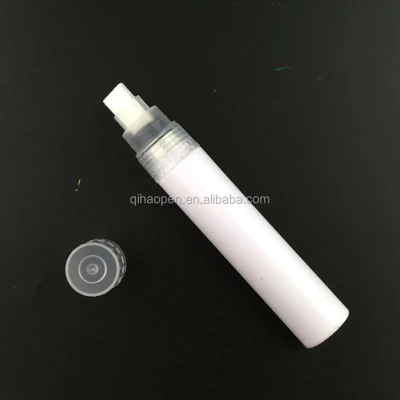 Wholesale 10mm Writing Width Flat Tip Refillable Liquid Marker Empty