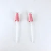 factory stock low minimum GP402 20/410 20mm molded pink Plastic cosmetic liquid lotion pump nozzle with clear AS full over cap