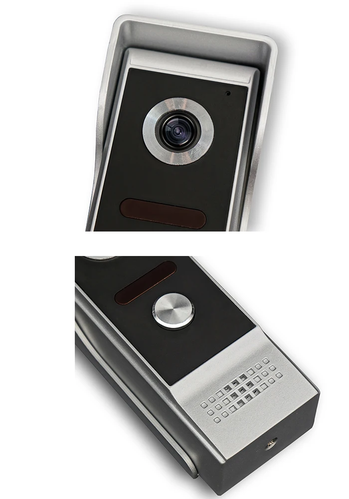 2019Video Door Phone for villa outdoor intercom night vision 7inch indoor monitor waterproof doorbell camera 1v1 intercom system