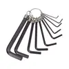 High quality different size hex spanner allen wrench