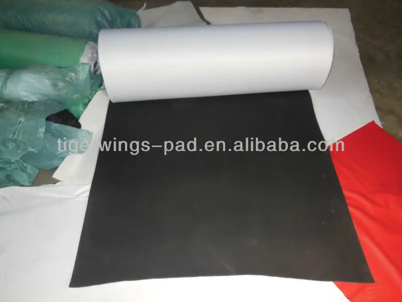 Natural rubber mouse pad rolls raw material