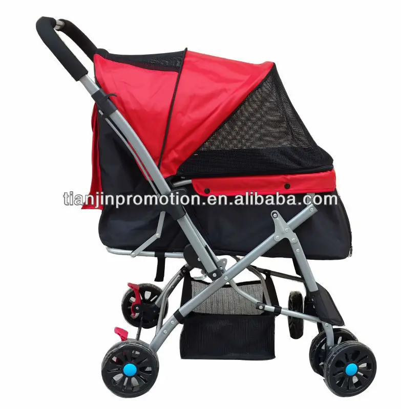 double pet stroller side by side