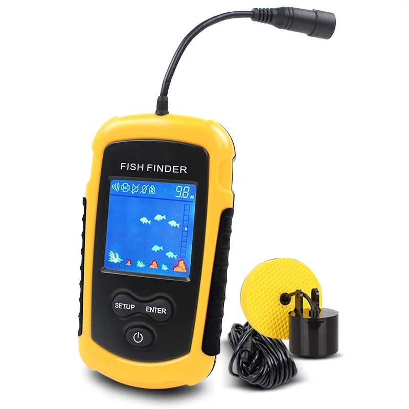 

Hot Sale Alarm 100M Portable Sonar LCD Fish Finders Fishing lure Echo Sounder Fishing Finder