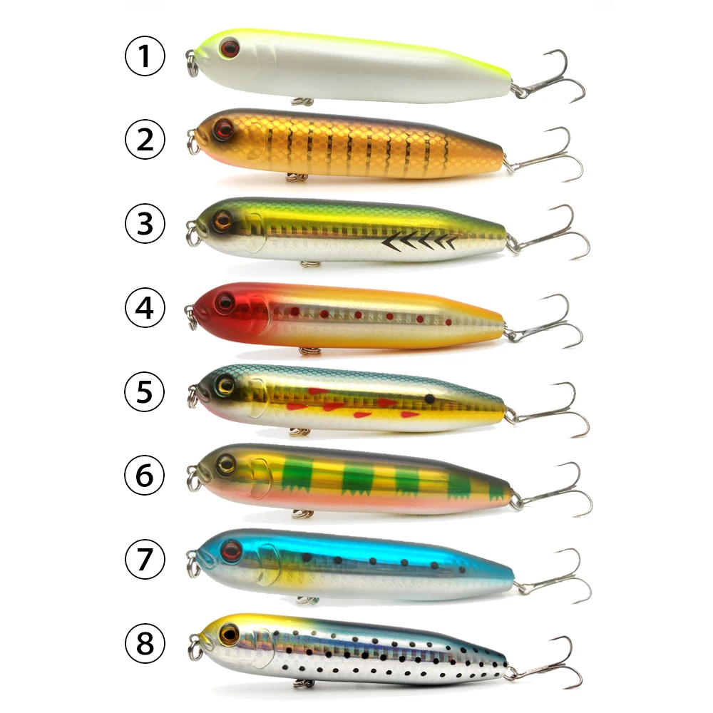 

China OEM Factory US Hotsale New Dog Walking Hard Stickbaits Floater Topwater Bait Floating 10cm19g Sound Pencil fishing lure, N/a