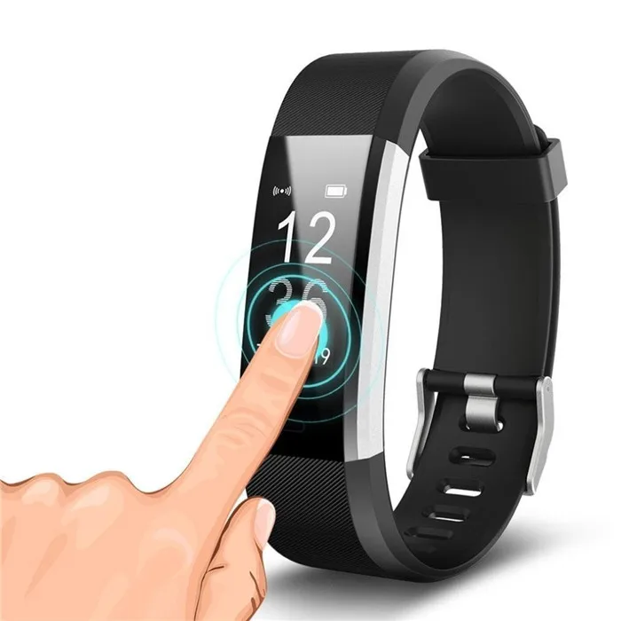 

Pulsometer Fitness Bracelet Vibrating Alarm Clock Heart Rate Monitor Watch