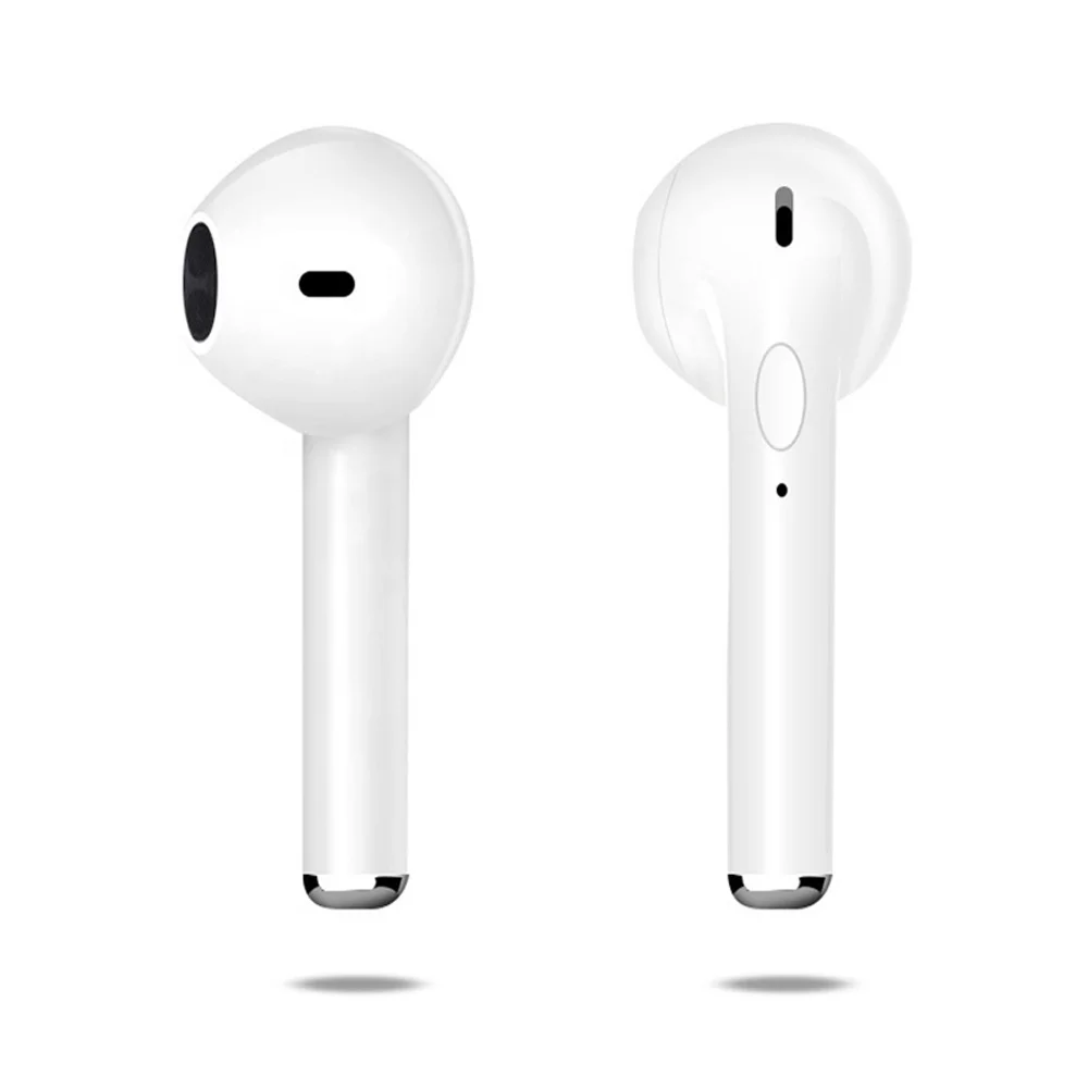 

mini wireless tws bluetooth earphone handsfree earbuds with mic For smart Phone, White
