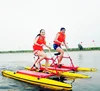 water park surfing foot pedal bike water boats bicycles on water