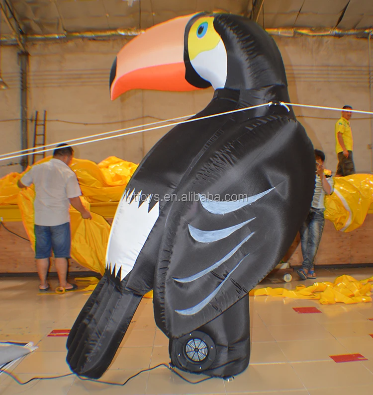 giant inflatable parrot