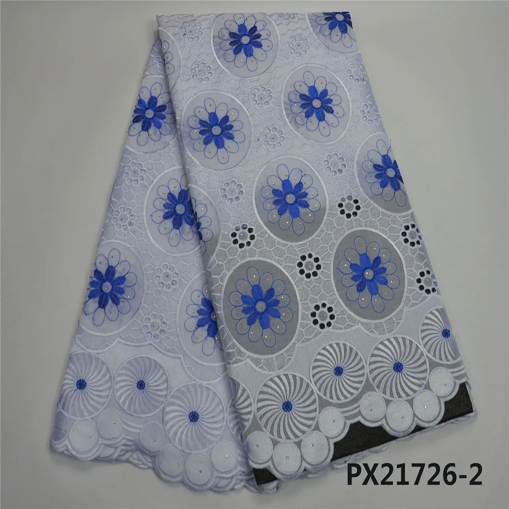 100% cotton swiss voile lace fabric