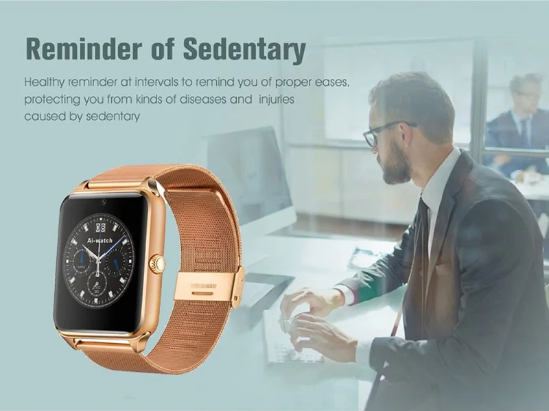 Z60 Hotsale BT Smart Watch Men Women BT Wristwatch 2G Support SIM/TF Card Wristwatch PK A1 W8 GT08 A1