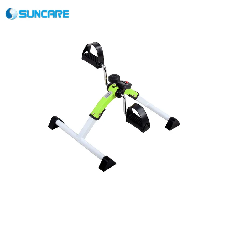 

Home Easy Use Rehabilitation Under Desk Folding Bike Adjustable Resistance Workout Stepper For Elders, Yellow/green/blue/orange