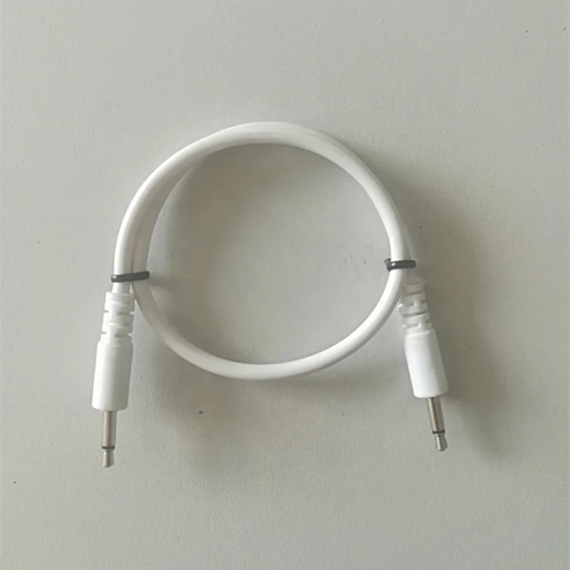 
wholesale manufacturer custom logo pvc connector mono Eurorack Modular patch 3.5mm audio video cable 