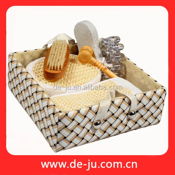 Bath Cleaning Tools Square Paper Box Spa Set
