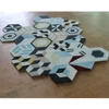 Non toxic funny geometric trellis rug for kids room