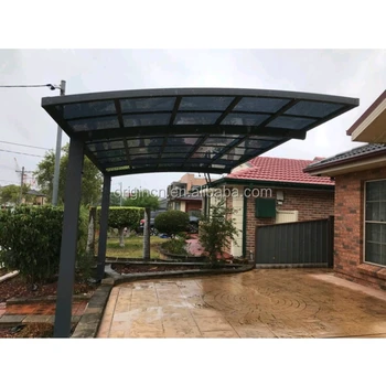 High Quality New Design Polycarbonate Roof Single Car Shelter