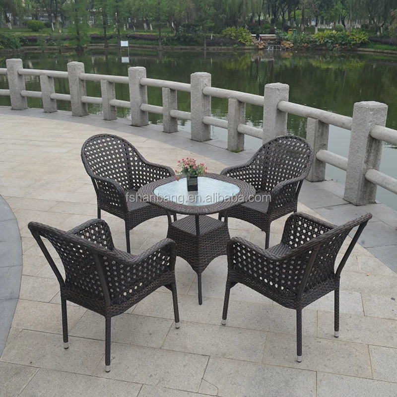 Luar Taman Rotan Wicker Patio Furniture 4 Seater Meja Makan Kursi Set Sale Buy Meja Taman Penjualan Kursi Sofa Dan Kursi Set Anyaman Rotan Meja Makan Dan Kursi Set Product On Alibaba Com