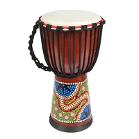 

;Traditional Africa Djembe Drums Wood djembe Waist Drum Tambourine