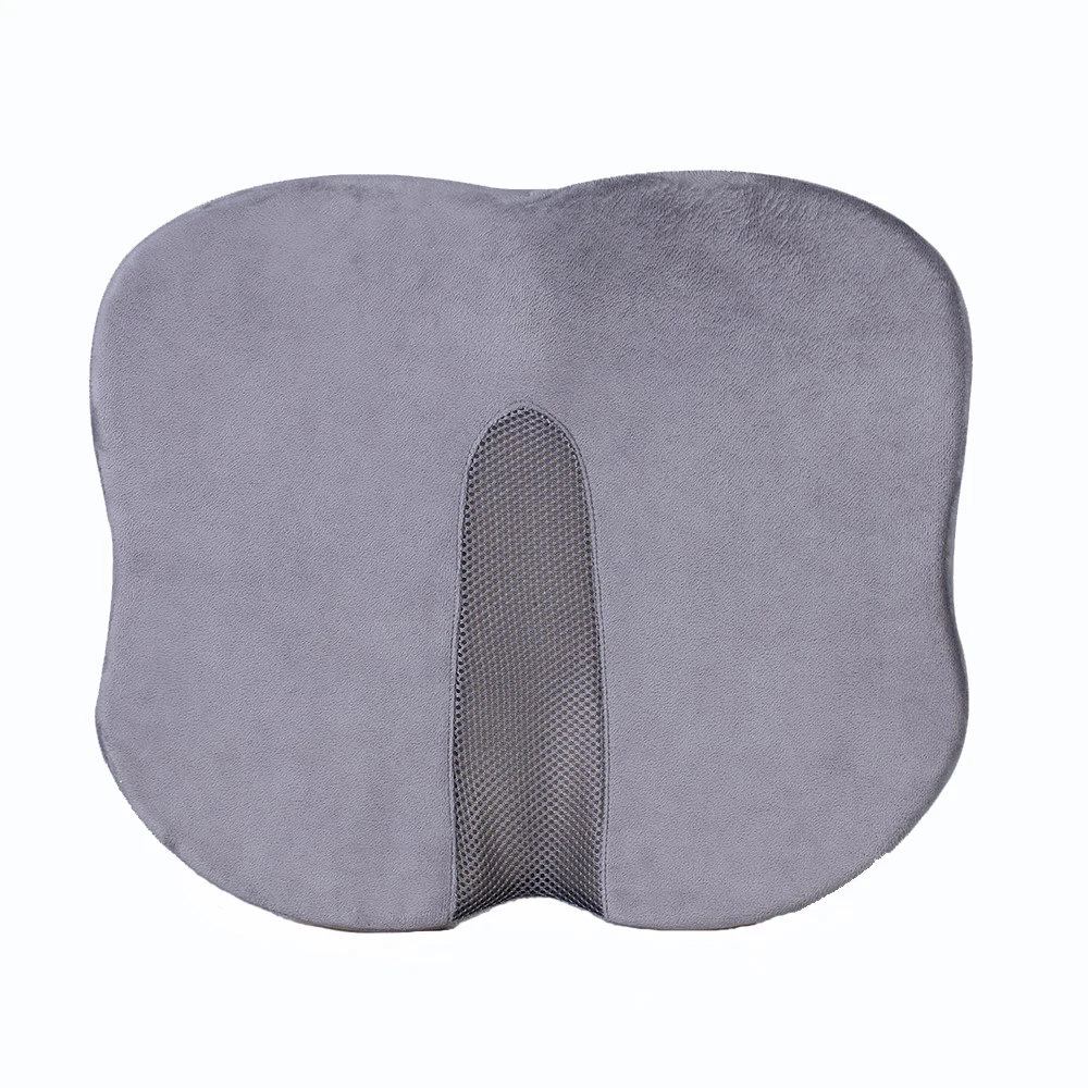 Orthopaedic Breathable Patent Health Memory Foam Butterfly Shape Seat Cushion With Zippered Washable Cover
