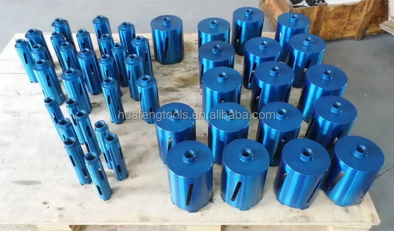 
12 Piece Dry Diamond Core Drill Bit Set Kit 