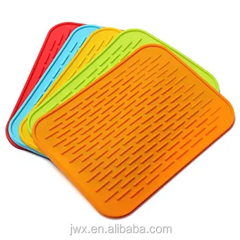 Kitchen Sink Protectors Mats Silicone Drying Mat Dishes Rubber