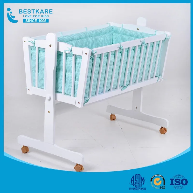 
baby swing bed new born wooden crib baby cradle wholesales 