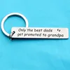 wholesale Family Gift Stainless steel Keyring Only The Best Moms Get Promoted To Grandma Pendant Keychain