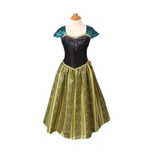 2016 Verão Girls Dress Elsa Anna Cosplay Vestido vestidos crianças princesa Vestidos Crianças Roupas Roupa Dos Miúdos Do Bebê