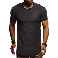 

High Quality Wholesale Custom T-shirt Short Sleeve Shirt Sportswear Organic Bamboo Athletic Sports Gym Shirts For Man