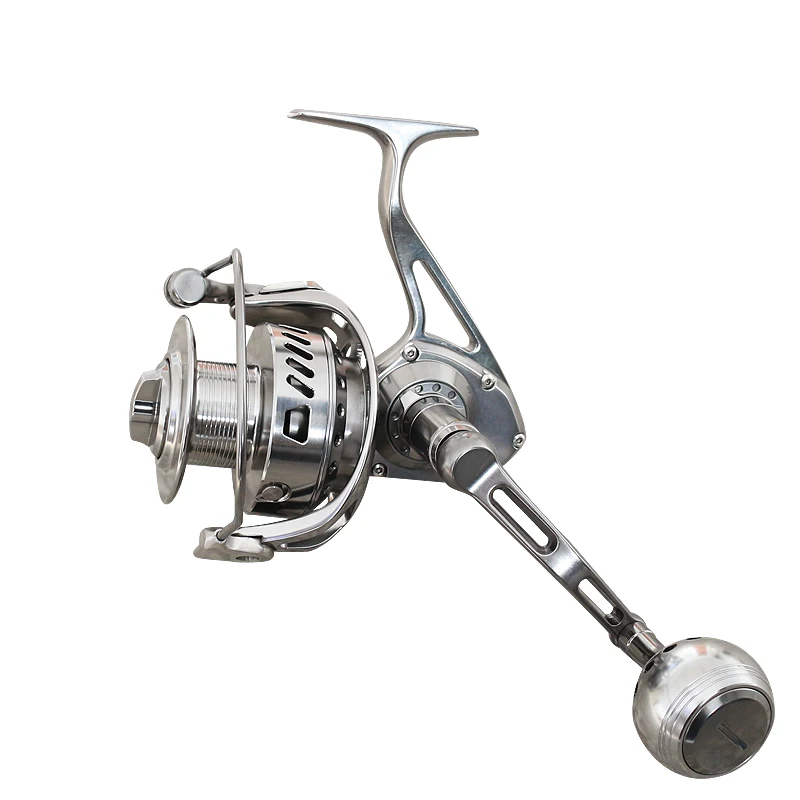 

Size 2000 to 7000 Metal/Alu. big spinning reel for sea fishing reels, Silver