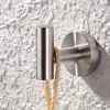 SUS 304 Stainless Steel Coat Hook Single TowelRobe Clothes Hook for Bath Kitchen Garage Heavy Duty Contemporary Hotel Style Wall