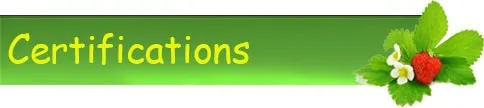 certifications
