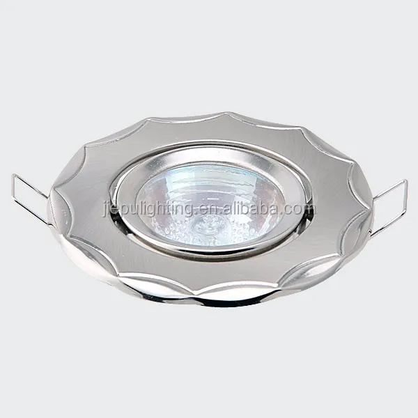 Round Shape Recessed Spotlight Using Mr 16 Lamp Cup And Gu 5.3 Lamp