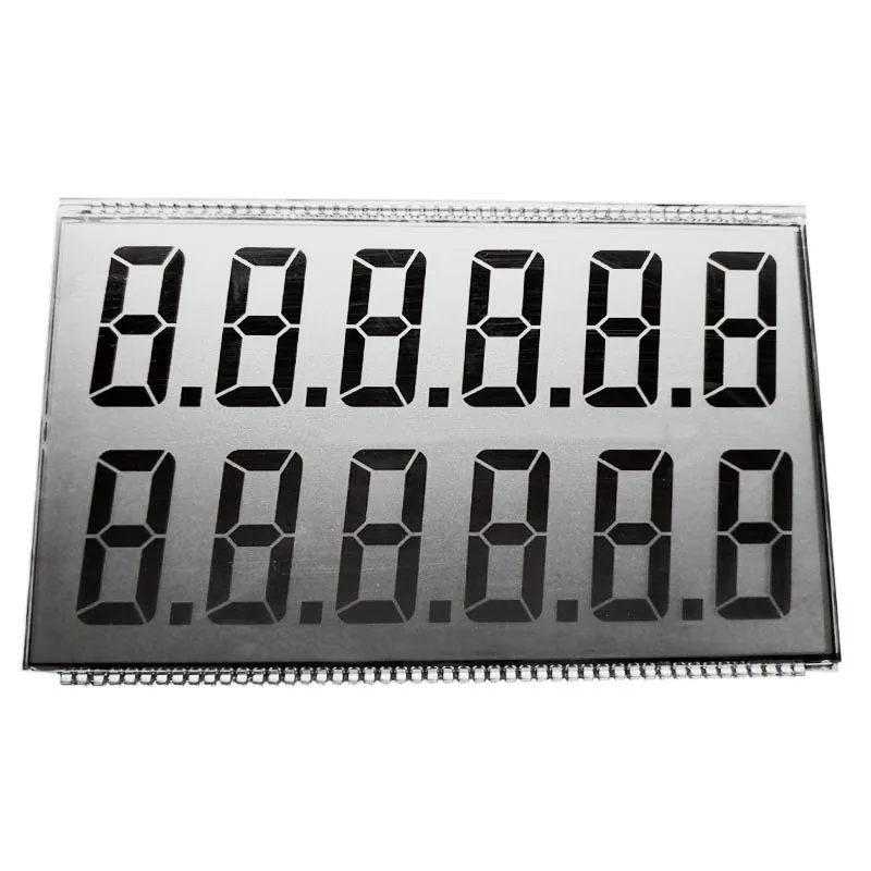 Transmission character LCD module 2 lines 6 bits