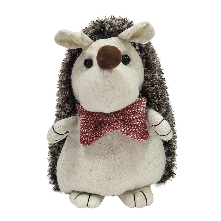 Polyester Stuffed Animal Indoor Stopper Hedgehog Plush Toys Decorative