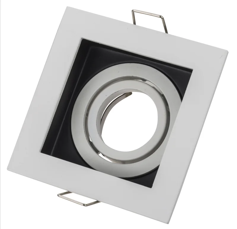 Ceiling Light Trim Ring Gu10 Gimbal Spot Light Fixture 4inch Downlight