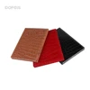 Imitate alligator skin stripes Makeup small Mirror leather Rectangular folding Bedside Makeup Mirror