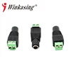 DC-G01 Manufacture supply 10a 12V Male Female 2.1 x 5.5mm 12V DC Power Plug Jack Adapter Connector for CCTV
