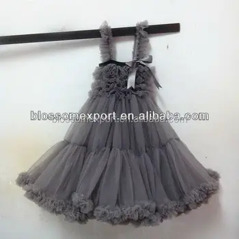 Wholesales Charming Princess Dark Gray Wedding Dress Baby Dress