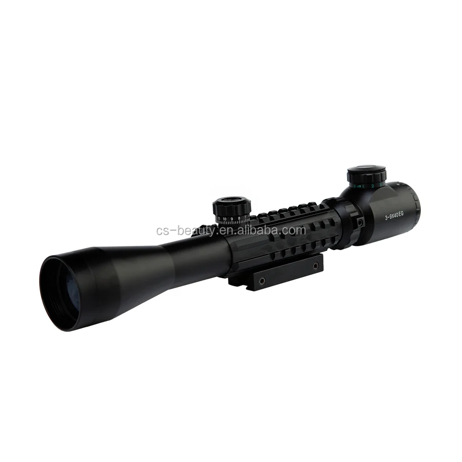 

C3-9X40EG Tactical Rimfire Scope With Mount Rings Riflescope Air Riflescope Optics Tactical Hunting Rifle Scope