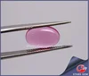 Accurately oval cabochon cuting red 3# corundum stone loose synthetic ruby
