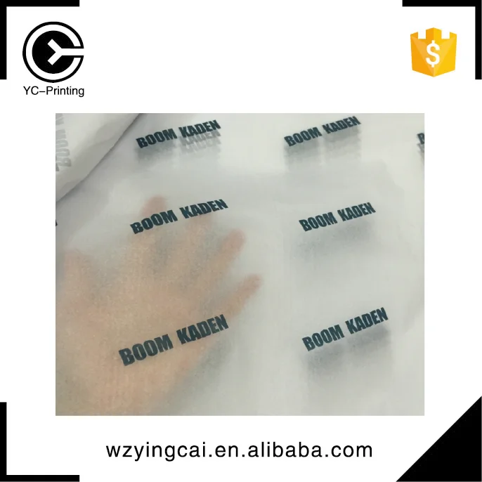 
China manufacturer customized black logo printed silk wrapping paper design wholesale 
