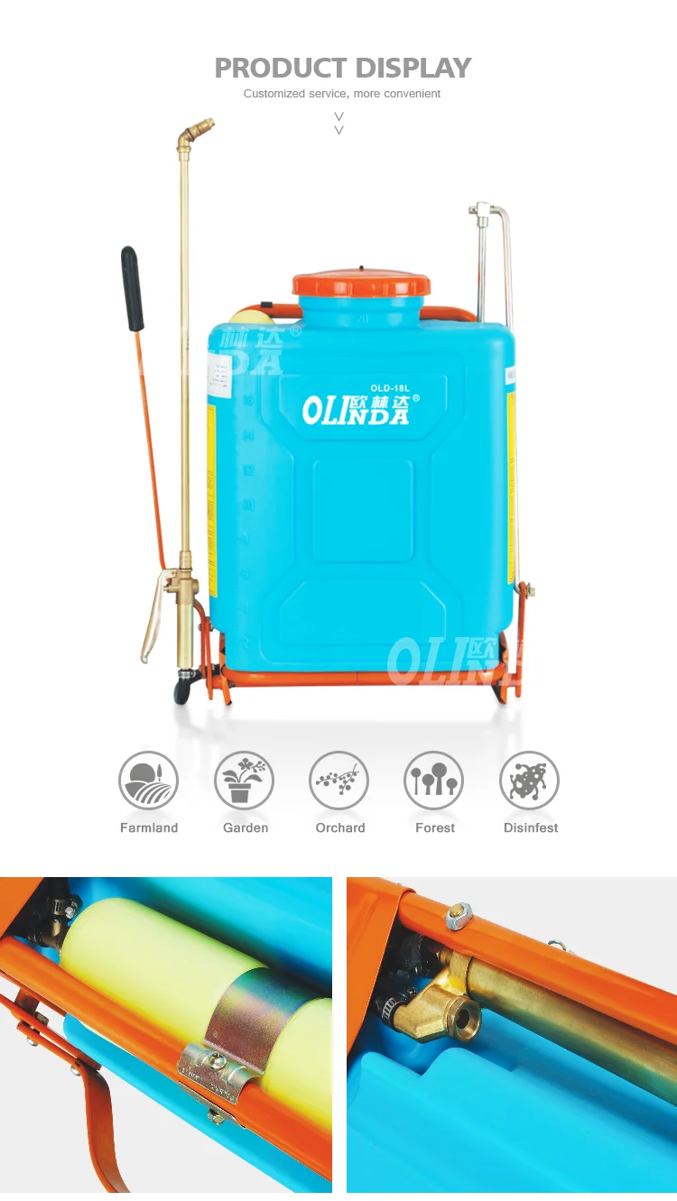 Wholesale Manufacturing High Quality 18 20l Manual Knapsack Sprayer