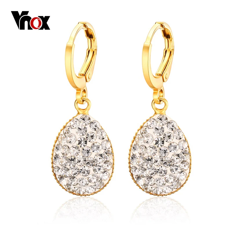 Aliexpress.com : Buy 1Pair Crystal Heart Drop Earrings For Women Girl