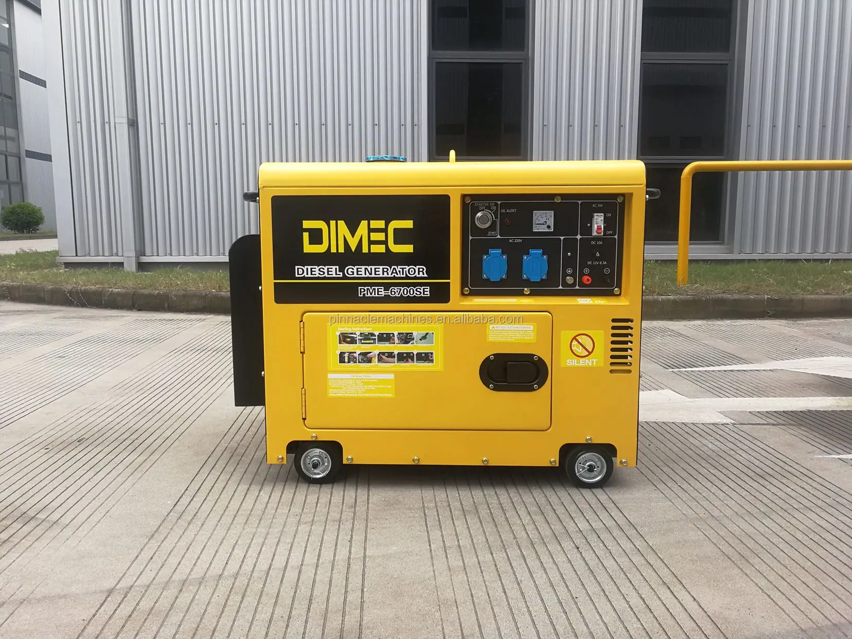 Pme3500se Small Electric Start Home Use Silent Type Diesel Generator