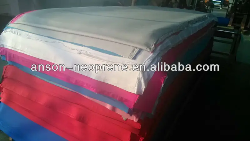 Soft neoprene rubber material laminated polyester fabric .jpg