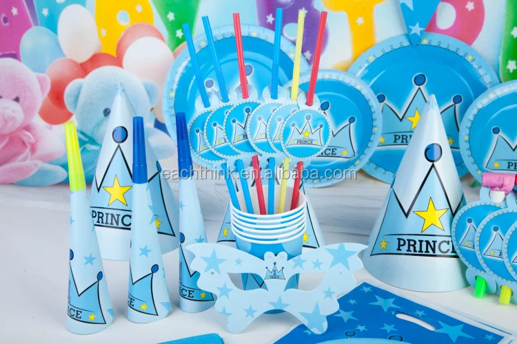 Wholesale Kids Theme Birthday Decorations Sets Party Supplies For Girls