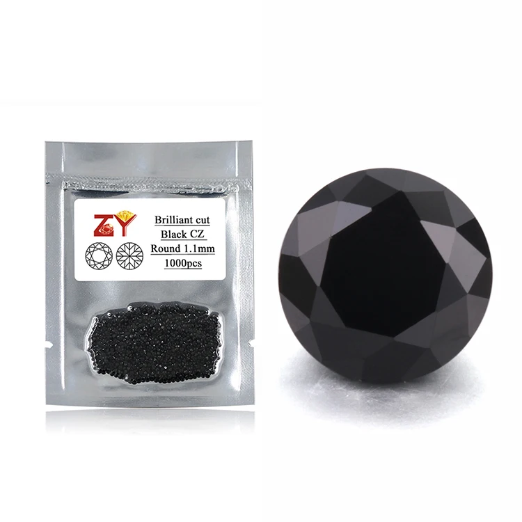 Black Diamond Price Per Carat,Cz Loose Black Cubic Zirconia Gemstone