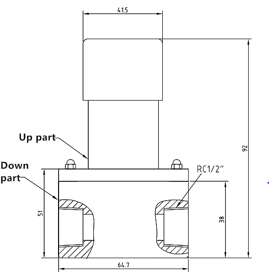 Pipe industrial lab back pressure regulator